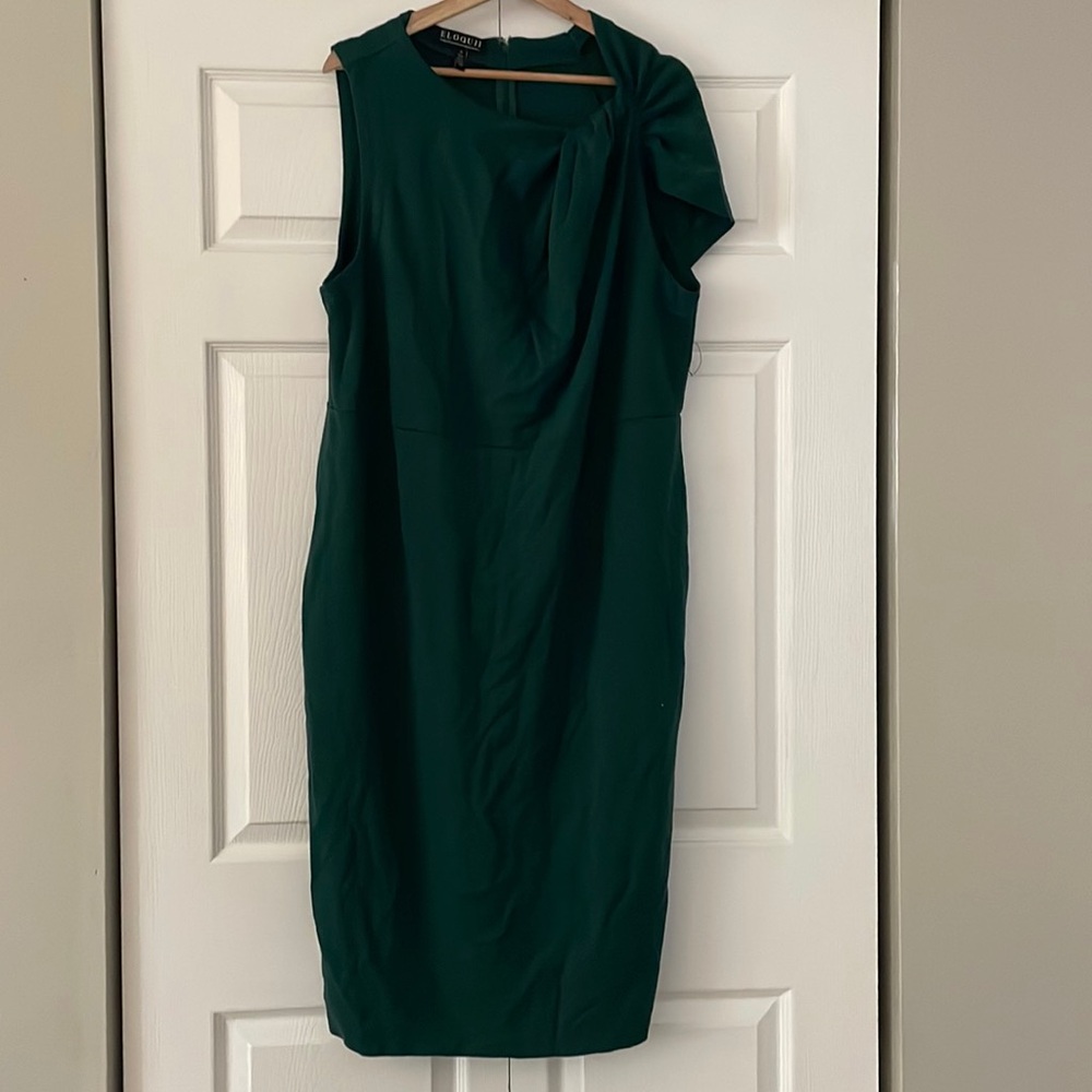 Eloquii emerald green dress